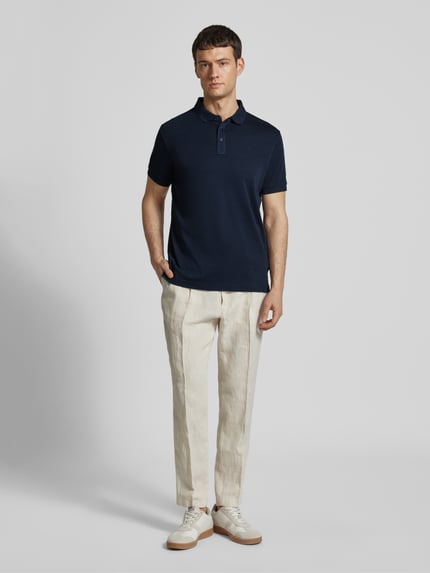 JOOP! COLLECTION Regular fit poloshirt met logostitching Marineblauw - 1