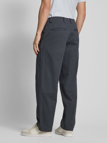 ANNARR Straight Leg Chino mit Gürtelschlaufen Modell 'STORM' Marine 5