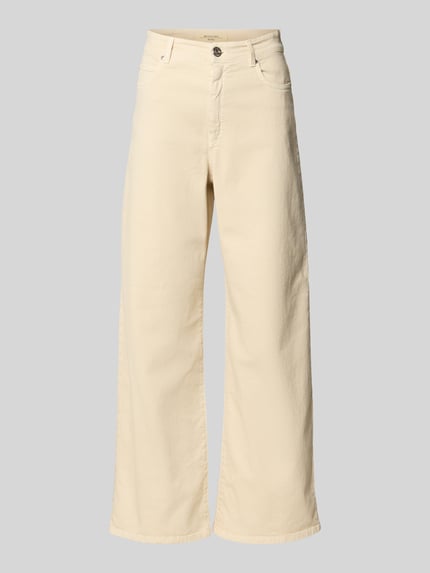 Regular fit wide leg jeans uit Katoenmix Model 'MEDINA' Shop The Look MANNEQUINE