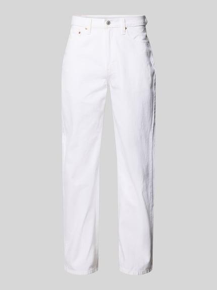 Straight Fit Jeans aus reiner Baumwolle Modell '565' Shop The Look MANNEQUINE