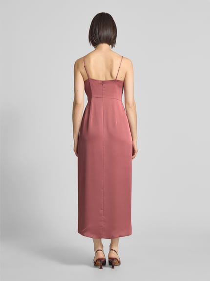 Jake*s Cocktail Cocktailkleid mit Knoten-Detail Rose Melange 5