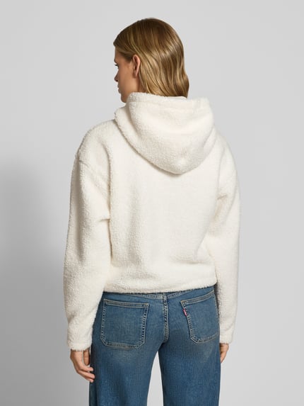 Tommy Jeans Regular Fit Teddyjacke mit Reißverschluss Weiss 5