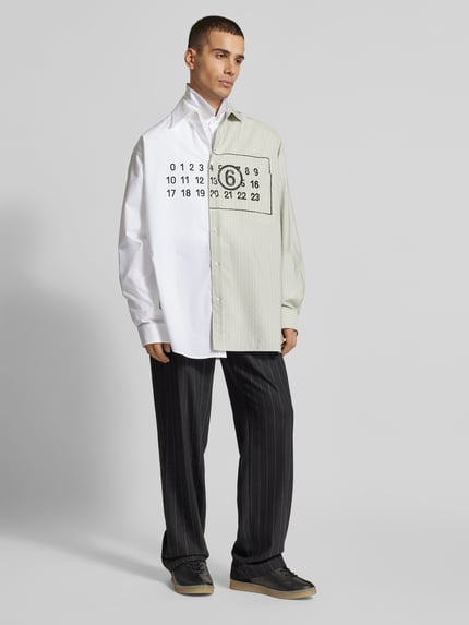 MM6 Maison Margiela Sneakers met vetersluiting Zwart - 1