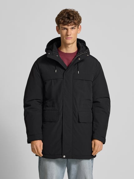 Tommy Jeans Parka o kroju regular fit z kapturem model ‘CITY READY’ Czarny 4