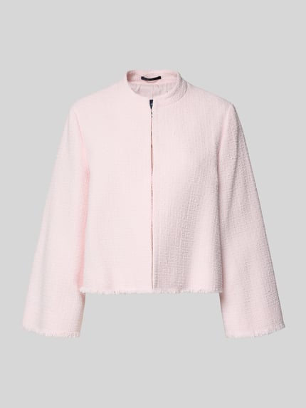 Blazer mit Fransensaum Modell 'Judit' Shop The Look MANNEQUINE