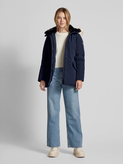 Wellensteyn Funktionsjacke mit Kunstfellbesatz Modell 'ENTERPRISE' Marine 1