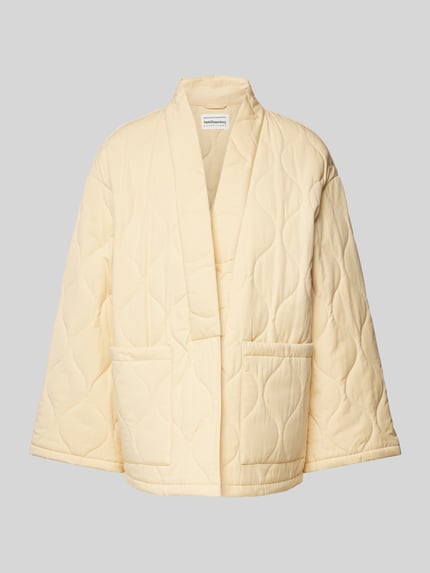 Steppjacke im Kimono-Style mit Woll-Anteil Shop The Look MANNEQUINE