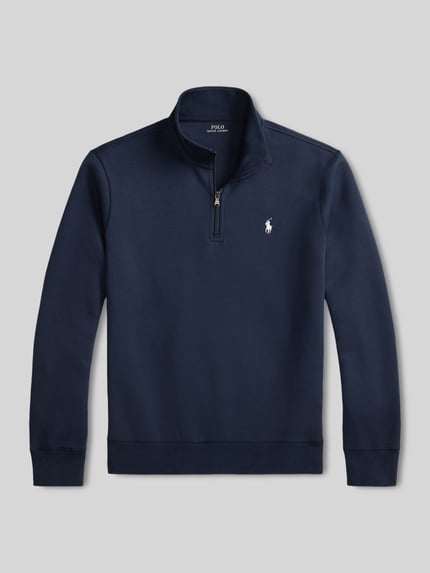 Polo Ralph Lauren Bluza dresowa o regularnym kroju z mieszanki bawełny Granatowy 2