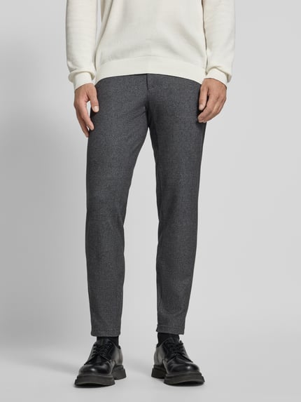 Brax Slim Fit Stoffhose mit Gesäßtaschen Modell 'Phil' Mittelgrau 4