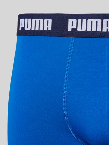 PUMA Trunks mit Label-Detail im 3er-Pack Blau 2