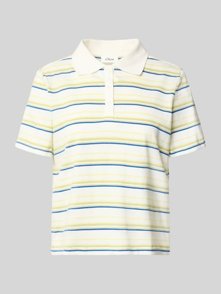s.Oliver RED LABEL regular fit poloshirt van puur katoen Lindegroen - 2
