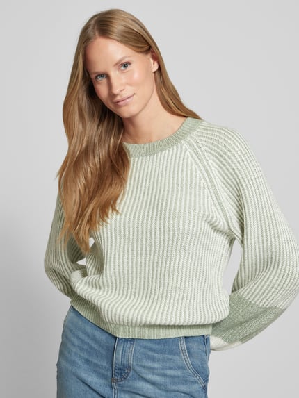 QS Gebreide pullover met ronde hals Wit - 3