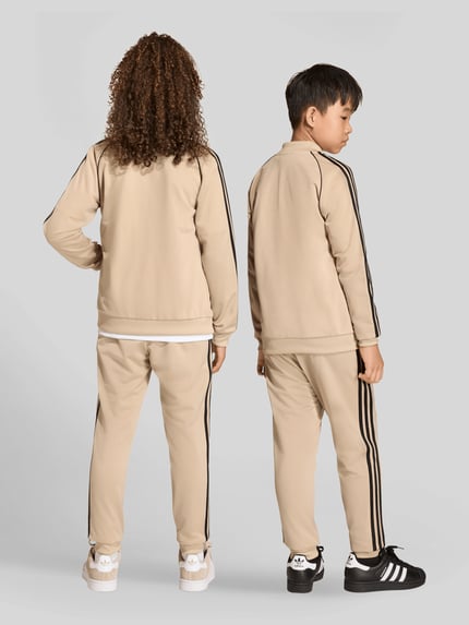 adidas Originals regular fit sweatpants met 'Trefoil' Beige - 5