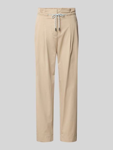 Straight Fit Stoffhose mit Tunnelzug Shop The Look MANNEQUINE