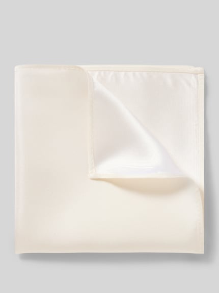 Produktfoto, Einstecktuch aus Seide von MONTI in Quadratisch, Two-Tone-Optik, Steppnähte, 28 cm Breite, 28 cm Länge, elegante Haptik