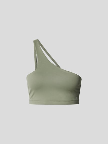 Anine Bing Bralette met labelprint Kaki - 2