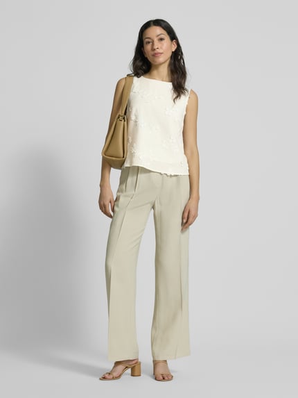 Apricot Regular Fit Blusentop aus Viskose-Mix mit Leinen-Anteil Offwhite 1