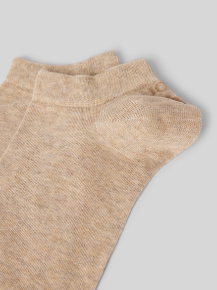 JOOP! COLLECTION Sneakersocken mit Label-Print Sand Melange 2