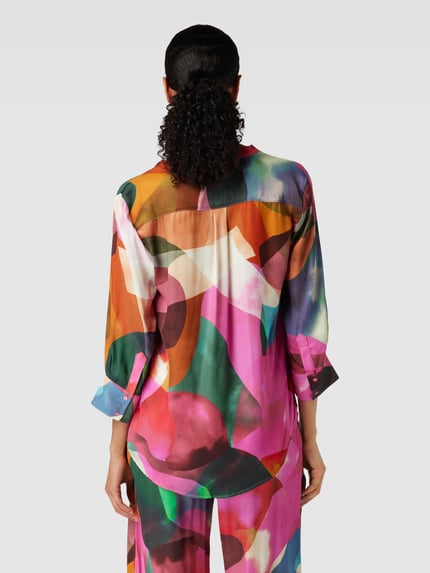 BETTER RICH Blouse met all-over motief Felroze - 5