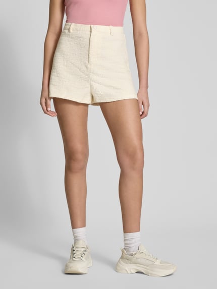 EDITED Bermuda met steekzak opzij, model 'Barbara' Offwhite - 4