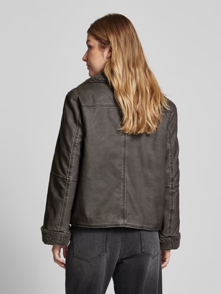 mbyM Jack in leerlook, model 'Sherlice' Antraciet - 5
