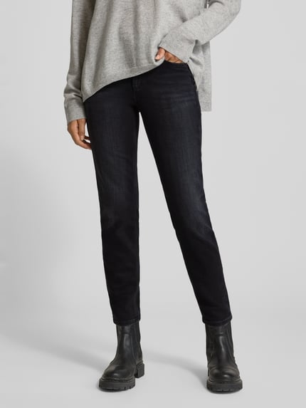 CAMBIO Slim Fit Jeans im 5-Pocket-Design Modell 'PIPER' Anthrazit 4