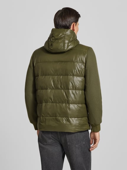 CK Calvin Klein Pufferjacke mit Strickeinsätzen Oliv 5