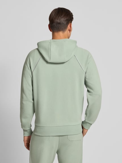 BOSS Green Regular Fit Sweatjacke aus Baumwoll-Mix Hellgruen 5
