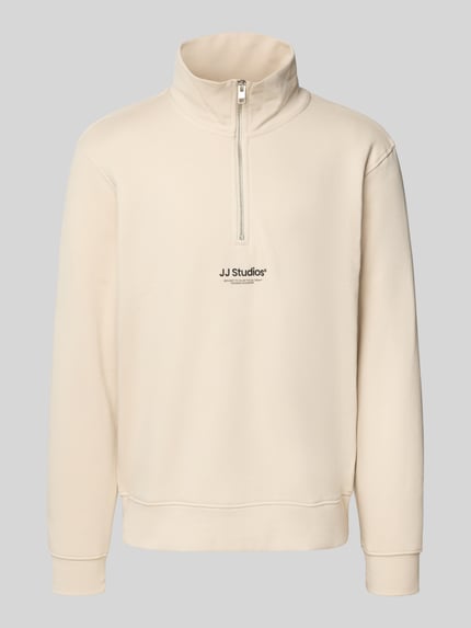 JACK & JONES Troyer mit Troyer-Kragen Modell 'SOHO' Beige 2