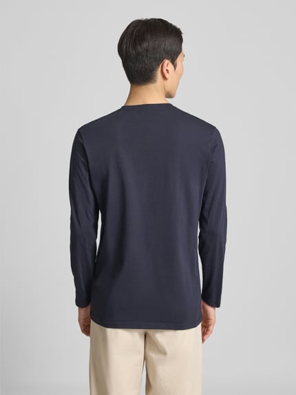 RAGMAN Longsleeve met ronde hals Marineblauw - 5