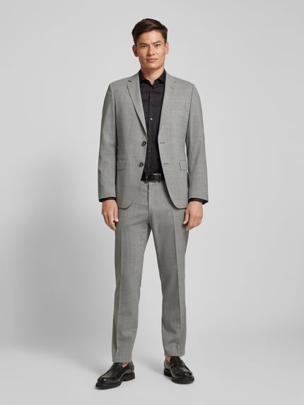 Seidensticker Slim Fit Businesshemd aus reiner Baumwolle Black 1
