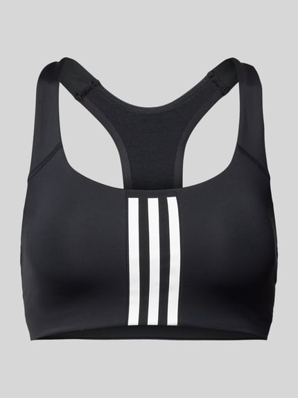 adidas Sportswear Sport-bh met labeltypische strepen Zwart - 1