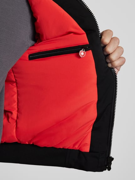 Wellensteyn Comfort fit functioneel jack met opstaande kraag, model 'BOGART B-52' Zwart - 7