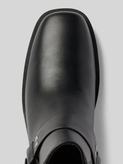 ONLY Bikerlaarzen met riempjes en studs Zwart - 3