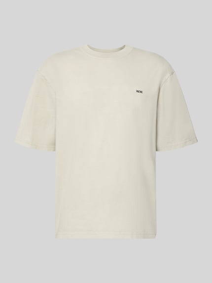 T-shirt z nadrukiem logo model 'Gary' Shop The Look MANNEQUINE