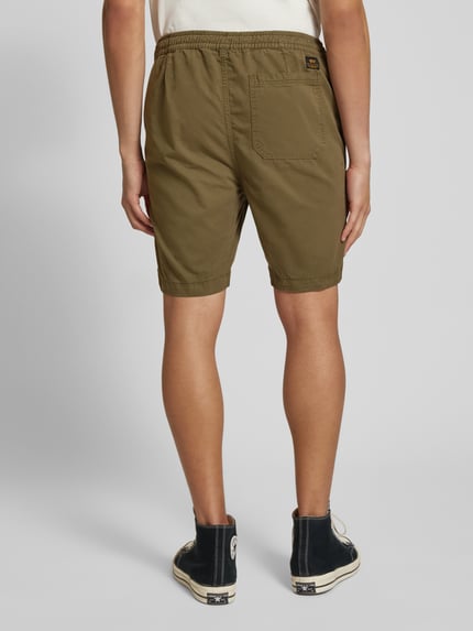 Alpha Industries Shorts mit elastischem Bund und Tunnelzug Oliv 5