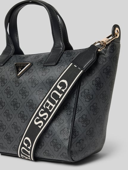 GUESS Tote tas met Labeldetail Model 'FOLLIE' Zwart - 3