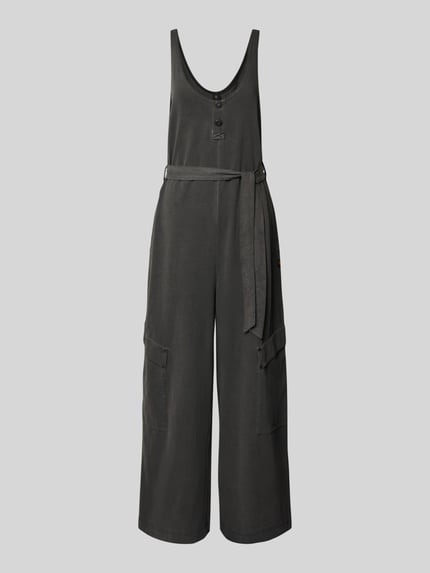 G-Star RAW Jumpsuit mit Bindegürtel Anthrazit 2