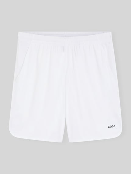 BOSS Green Regular Fit Sportshorts Modell 'JT_TOC GAME' Weiss 2