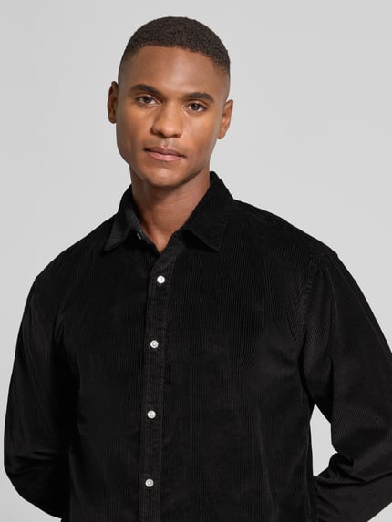 MCNEAL Freizeithemd mit Knopfleiste Black 3