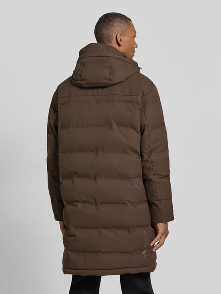 camel active parka o kroju regular fit z kieszeniami z patką i kapturem Ciemnobrązowy 5