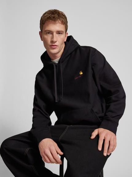 Carhartt Work In Progress Hoodie met capuchon Zwart - 3