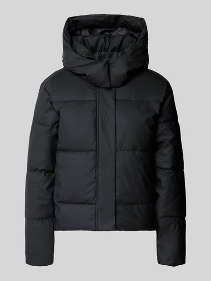VERO MODA Kurtka pikowana o kroju regular fit z kapturem model ‘GRETAKYLIE’ Czarny 2