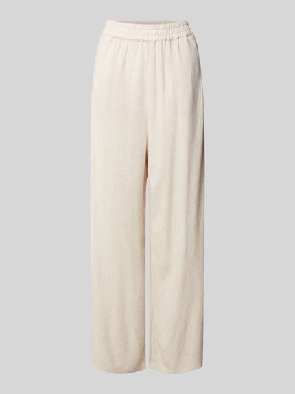 Wide Leg Stoffhose aus Viskose-Leinen-Mix Shop The Look MANNEQUINE