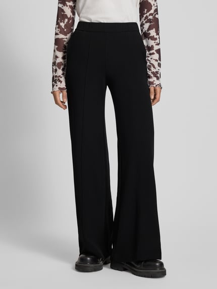 JJXX Wide Leg Stoffhose mit elastischem Bund Modell 'NANCY' BLACK 4