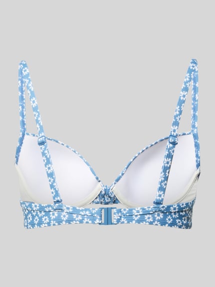 Marc O'Polo Bikini-Oberteil mit Allover-Muster Blau 3