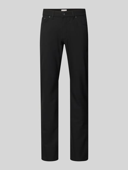 slim fit broek met steekzakken model 'Chuck' Shop The Look MANNEQUINE