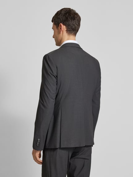 MCNEAL Slim fit 2-knoops colbert met klepzakken Antraciet - 5