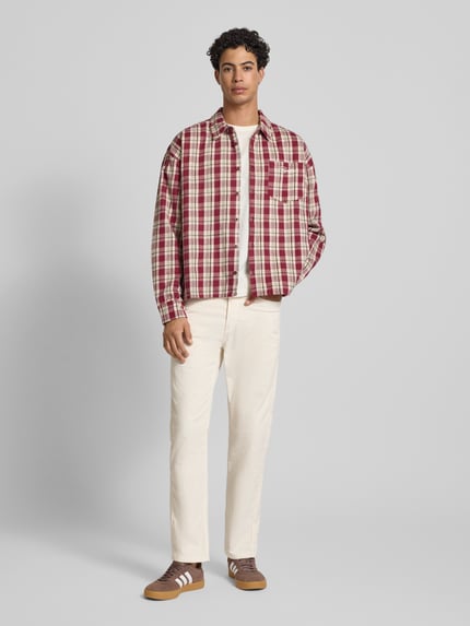 Pepe Jeans Slim Fit Cordhose aus Baumwoll-Mix  Offwhite 1