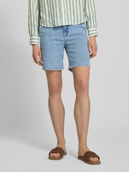 FREE/QUENT Regular Fit Jeansshorts mit Eingrifftaschen Modell 'Jane' Jeansblau 4